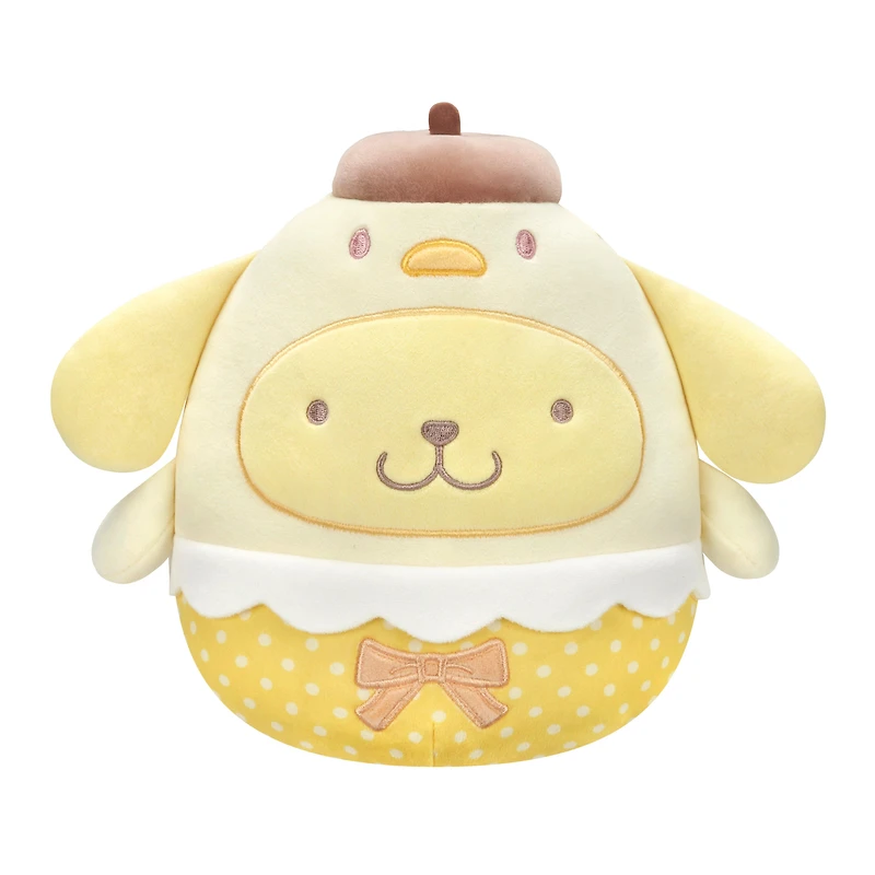 Squishmallows Sanrio Hello Kitty and Friends Pompompurin Easter Chick Costume 8-in Little Plush