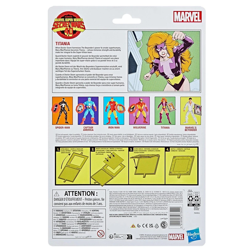 Hasbro Marvel Legends Titania (Secret Wars) 6-in Action Figure