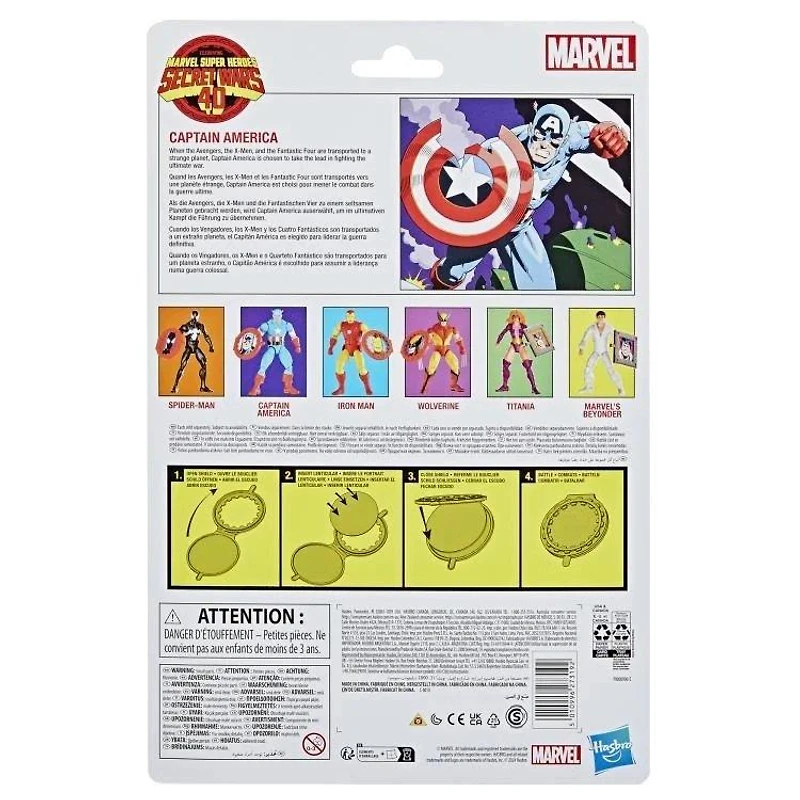 Hasbro Marvel Legends Captain America (Secret Wars) 6-in Action Figure
