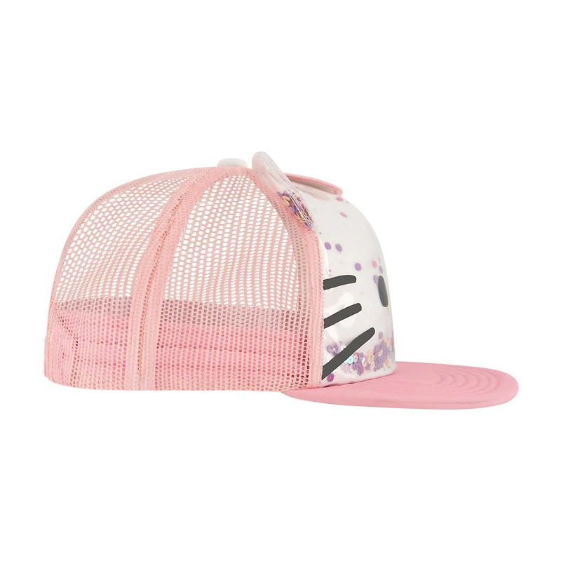 Sanrio Hello Kitty Cosplay Trucker Hat with Confetti Filled Ears