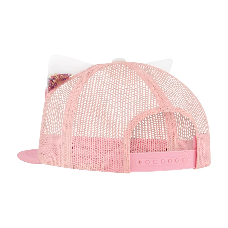 Sanrio Hello Kitty Cosplay Trucker Hat with Confetti Filled Ears