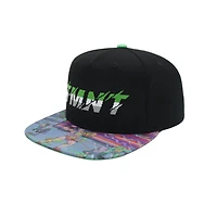 Teenage Mutant Ninja Turtles Lenticular Brim Snapback Hat GameStop Exclusive