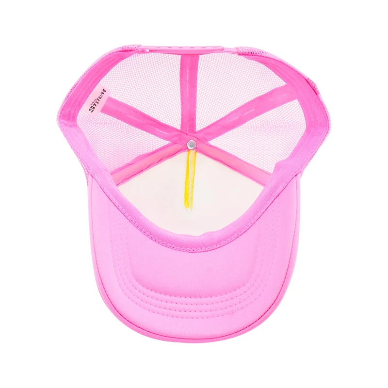 Disney Lilo and Stitch Angel and Stitch Airbrush Trucker Snapback Hat