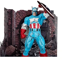 McFarlane Toys Marvel The Amazing Spider-Man (Issue 323) Captain America Statue with Todd McFarlane Autograph GameStop Exclusive