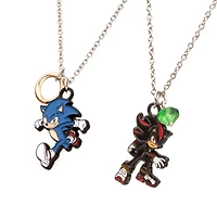 Sonic the Hedgehog Shadow and Sonic Best Friends Necklace Set GameStop Exclusive