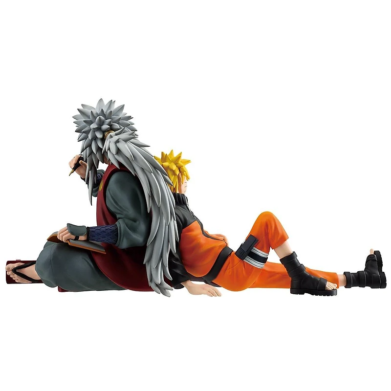 Bandai Masterlise Naruto Shippuden Naruto Uzumaki and Jiraiya (Legendary Sannin) 4.3-in Figure