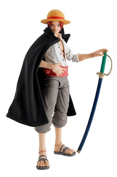 Bandai One Piece S.H. Figuarts Tamashii Nations Shanks and Luffy 6.4-in Figure