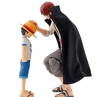 Bandai One Piece S.H. Figuarts Tamashii Nations Shanks and Luffy 6.4-in Figure