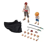 Bandai One Piece S.H. Figuarts Tamashii Nations Shanks and Luffy 6.4-in Figure