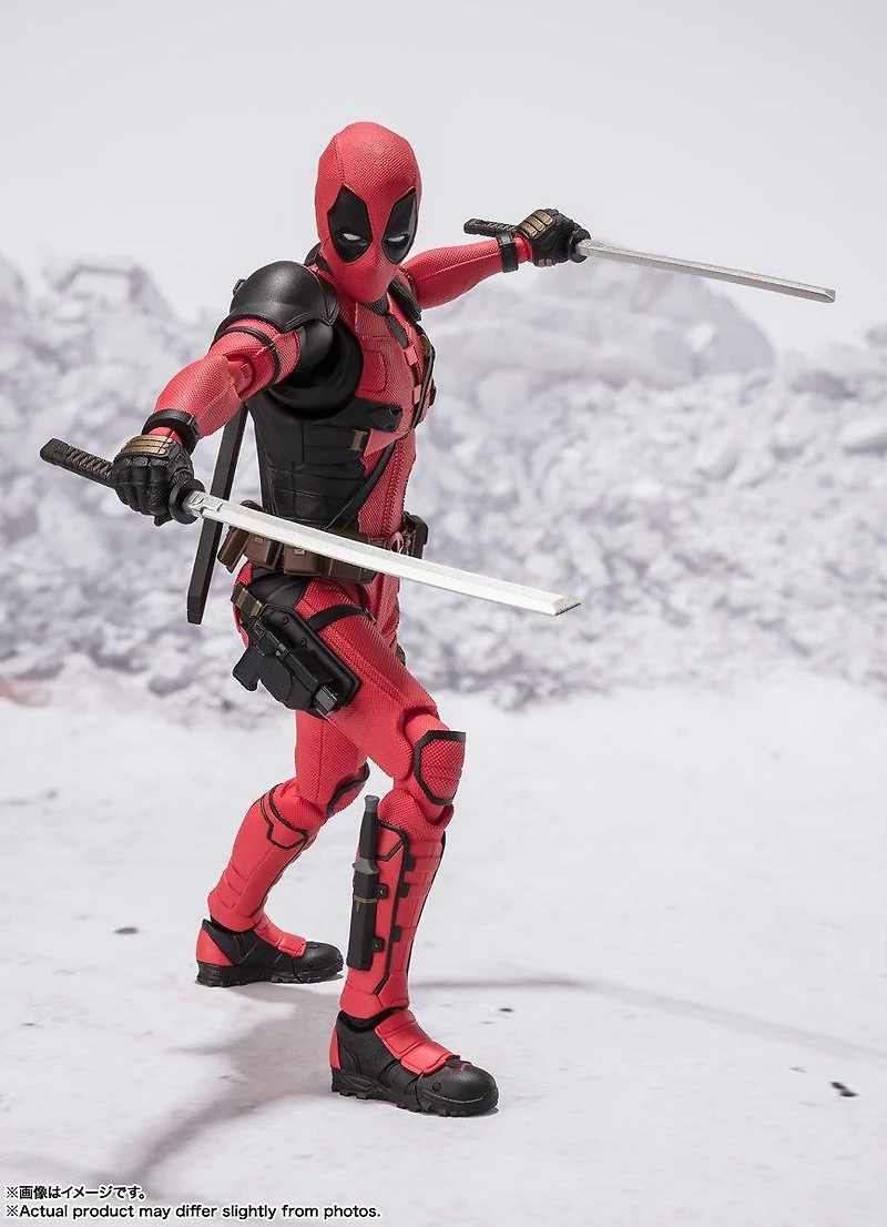 Bandai Deadpool and Wolverine S.H. Figuarts Tamashii Nations Deadpool 6.1-in Action Figure