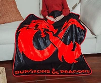 Dungeons and Dragons Logo Fleece 45 x 60-In Throw Blanket