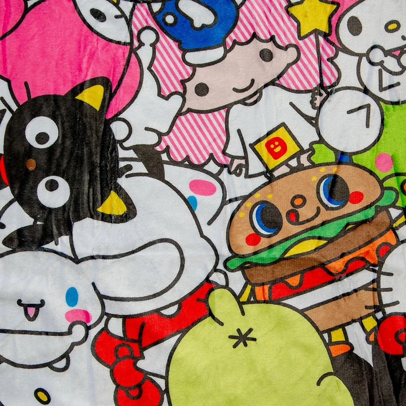 Sanrio Hello Kitty And Friends 54 x 72-In Fleece Throw Blanket
