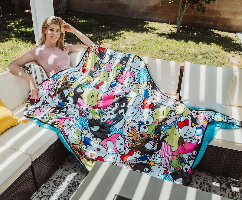 Sanrio Hello Kitty And Friends 54 x 72-In Fleece Throw Blanket
