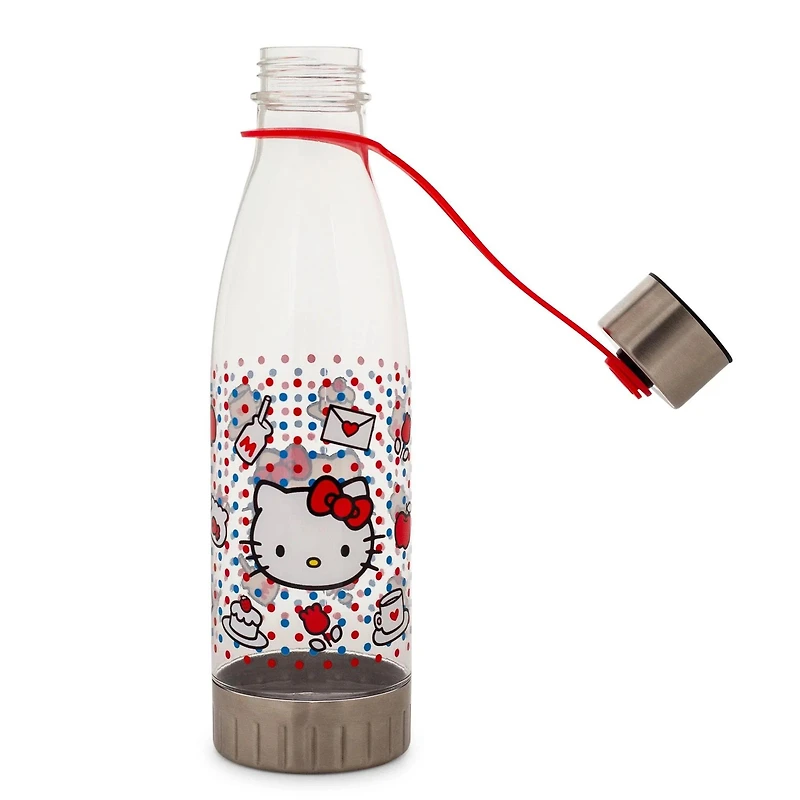 Sanrio Hello Kitty Sweet Icons and Dots 20 oz Water Bottle