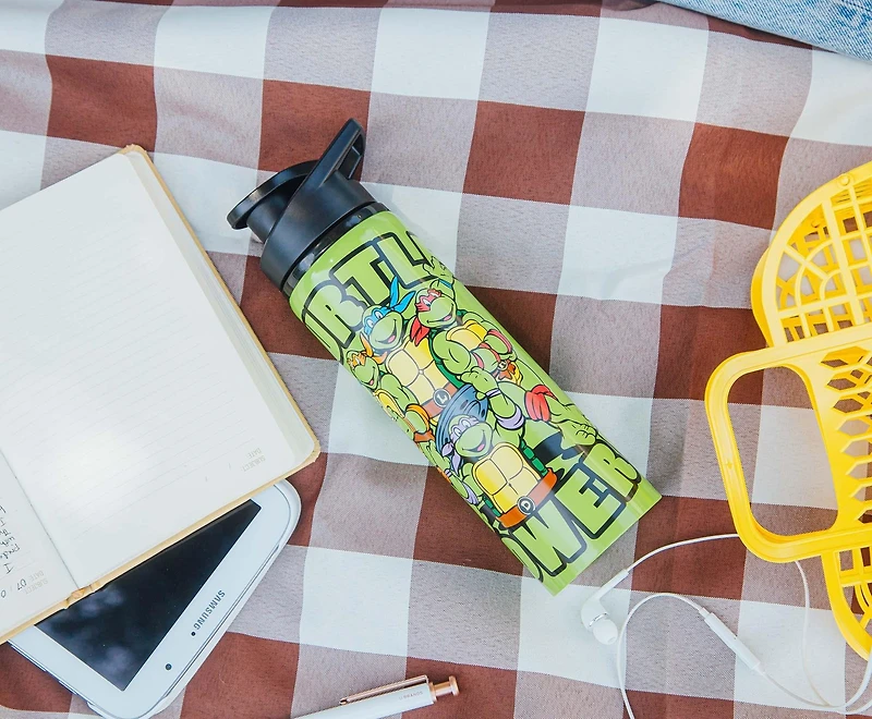 Teenage Mutant Ninja Turtles Turtle Power Stainless Steel Water Bottle