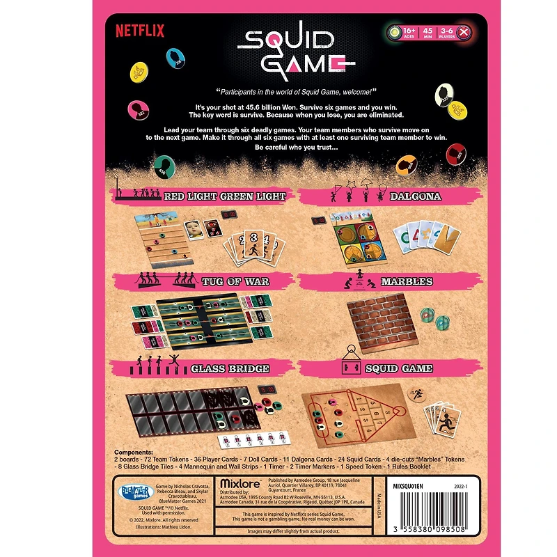 Squid Game: Let the Games Begin Board Game