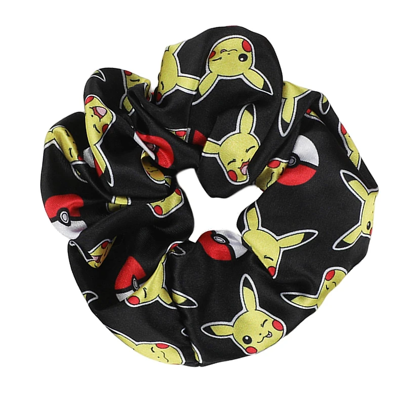 Pokemon Pikachu and Pokeball Scrunchie Set 3-Pack