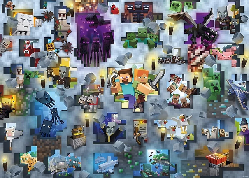 Ravensburger Minecraft 1000-Piece Jigsaw Puzzle