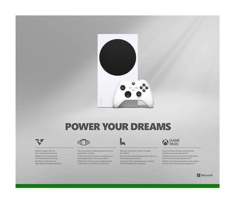 Microsoft Xbox Series S Digital Console 1TB