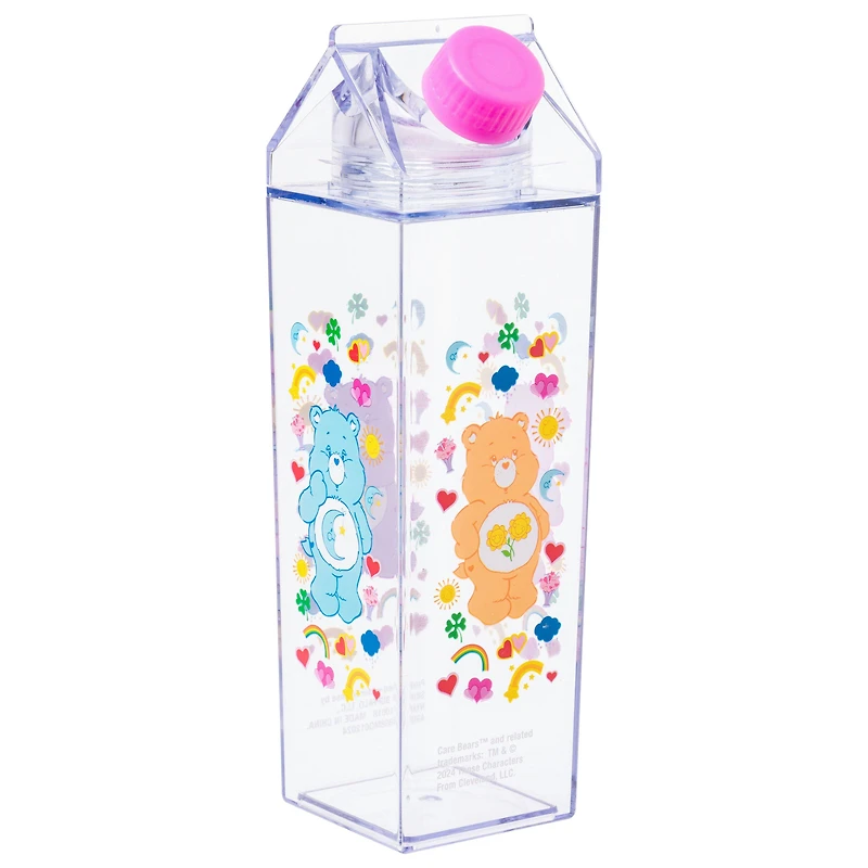 Care Bears Icon Bear 16.2oz Plastic Milk Carton Bottle