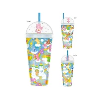 Care Bears Rainbows Clouds And Stars 24oz Dome Top Travel Tumbler