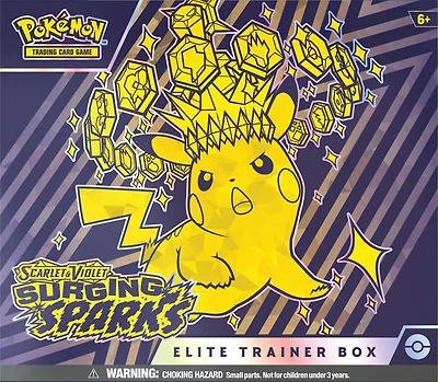 Pokemon Trading Card Game: Scarlet and Violet Surging Sparks Elite Trainer Box