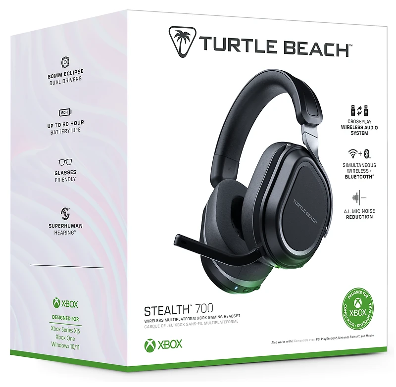 Turtle Beach Stealth 700 Gen 3 Wireless Black Gaming Headset - Xbox Series X