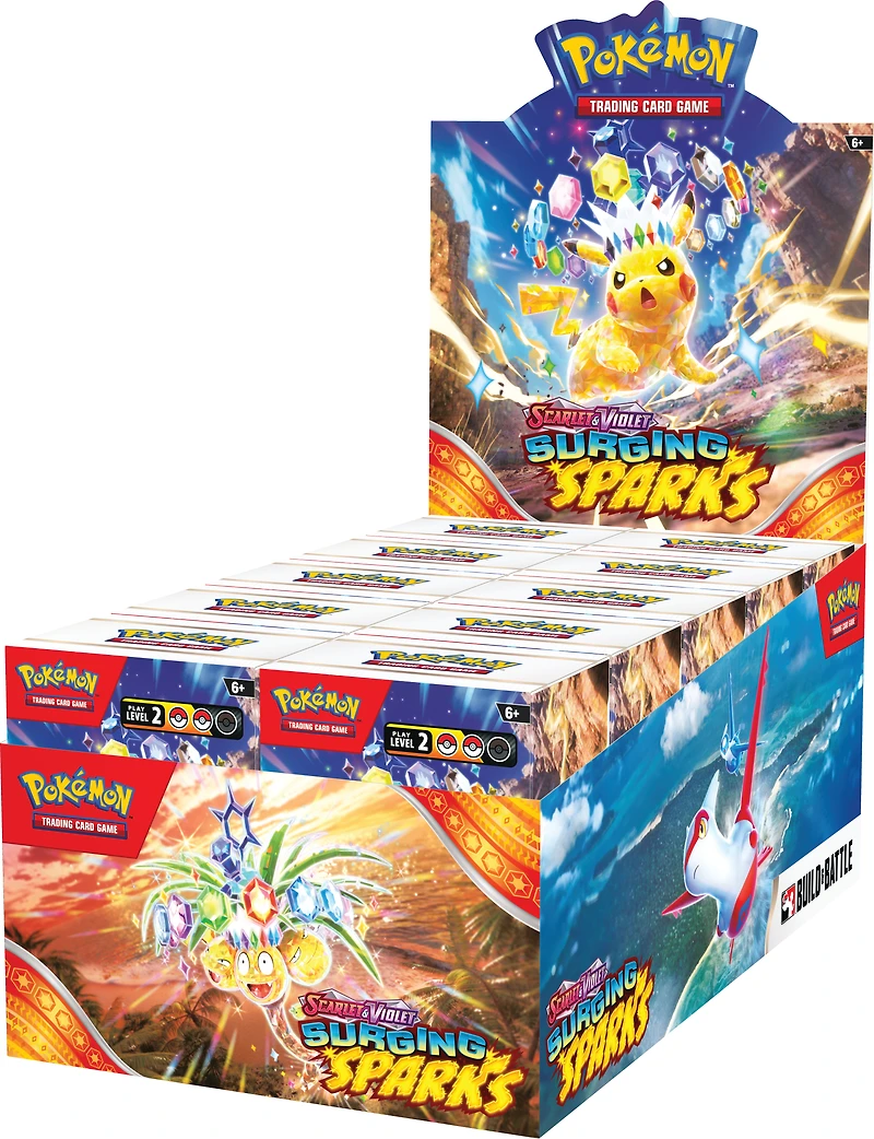 Pokemon Trading Card Game: Scarlet and Violet Surging Sparks Build and Battle Box