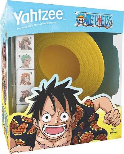 YAHTZEE: One Piece Collectible Monkey D. Luffy Straw Hat Dice Cup