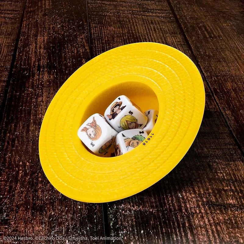 YAHTZEE: One Piece Collectible Monkey D. Luffy Straw Hat Dice Cup