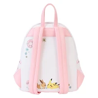 Loungefly Pokemon Pikachu and Eevee Floral Mini Backpack GameStop Exclusive