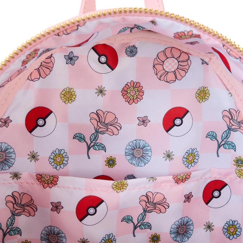Loungefly Pokemon Pikachu and Eevee Floral Mini Backpack GameStop Exclusive