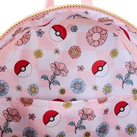 Loungefly Pokemon Pikachu and Eevee Floral Mini Backpack GameStop Exclusive