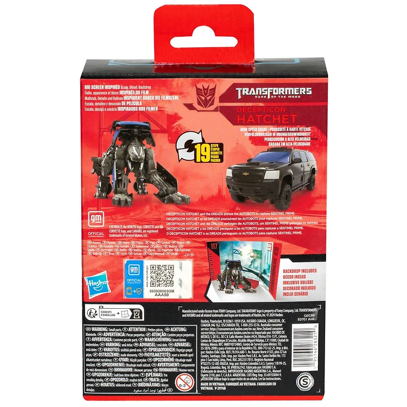 Hasbro Transformers Toys Studio Series Deluxe Class Transformers: Dark Of The Moon Decepticon Hatchet 4.5-in Action Figure