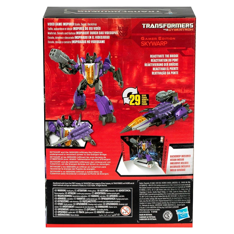 Hasbro Transformers Studio Series Gamer Edition Transformers: War For Cybertron Skywarp 6.5-in Action Figure