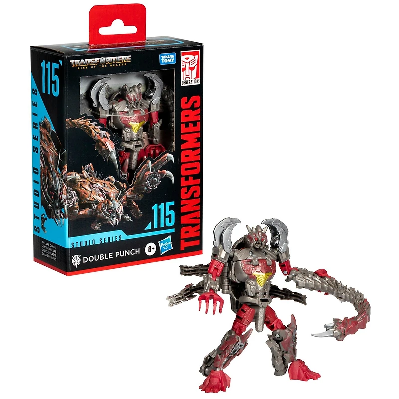 Hasbro Transformers Toys Studio Series Deluxe Class Transformers: Rise Of The Beasts Double Punch 4.5-in Action Figure