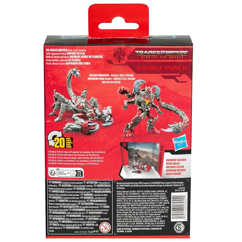 Hasbro Transformers Toys Studio Series Deluxe Class Transformers: Rise Of The Beasts Double Punch 4.5-in Action Figure
