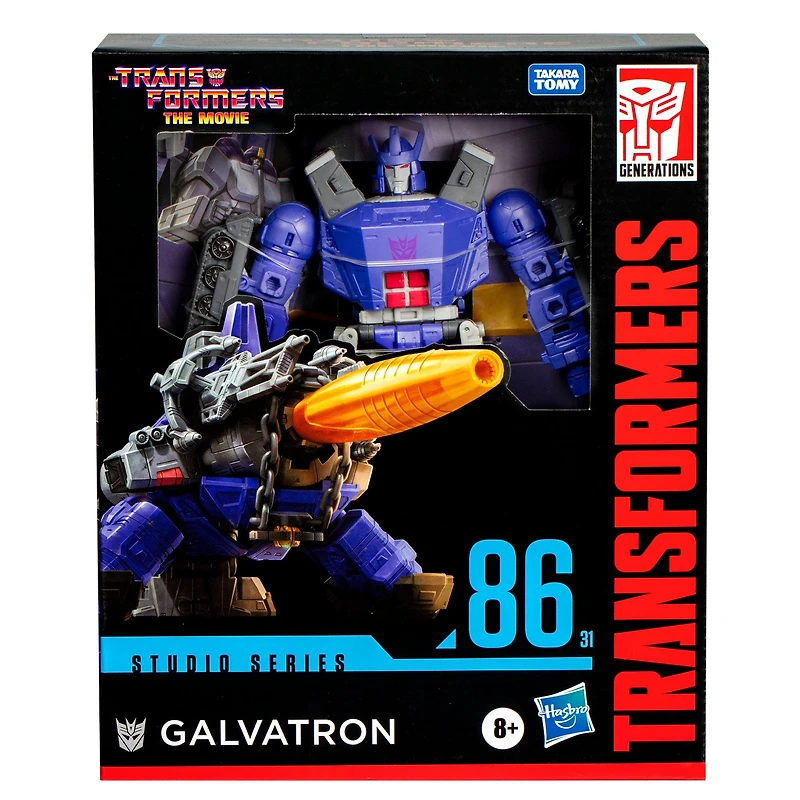 Transformers Toys Studio Series Leader Class The Transformers: The Movie Galvatron 8.5-in Action Figure