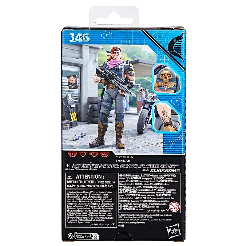Hasbro G.I. Joe Classified Series Classic Zander 6-in Action Figure