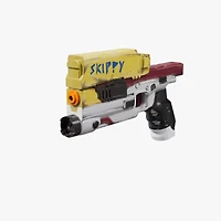 Cyberpunk 2077 Skippy Deluxe Blaster with Light Up Stand