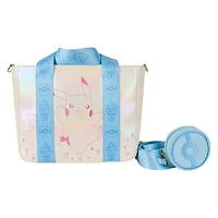 Loungefly Pokemon Iridescent Pikachu Tote Crossbody Bag with Coin Bag