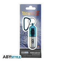 ABYstyle Dragon Ball Z Blue Capsule Corp. Replica Keychain