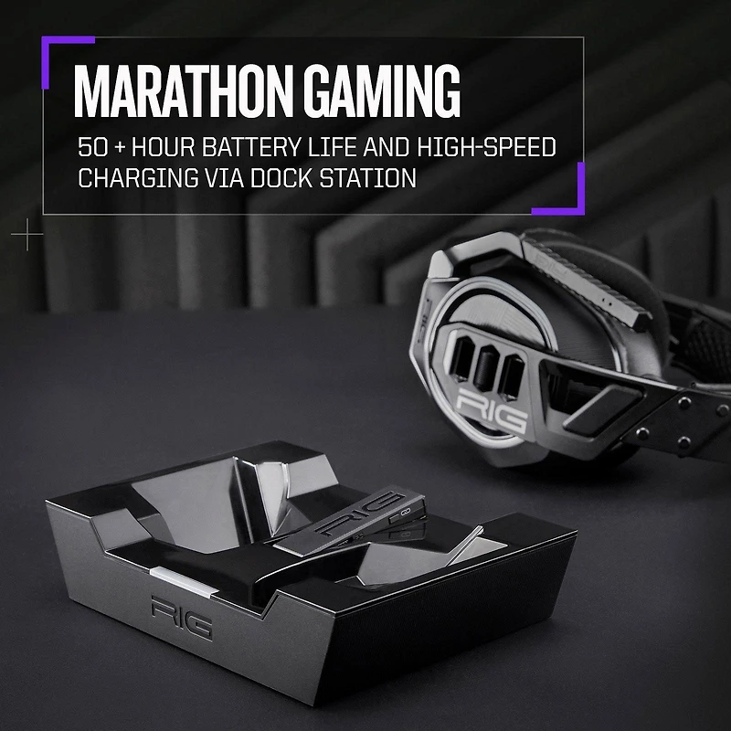 RIG 900 MAX HX Dual Wireless Gaming Headset for Xbox Series X/S, PC, PlayStation 4/5, and Switch