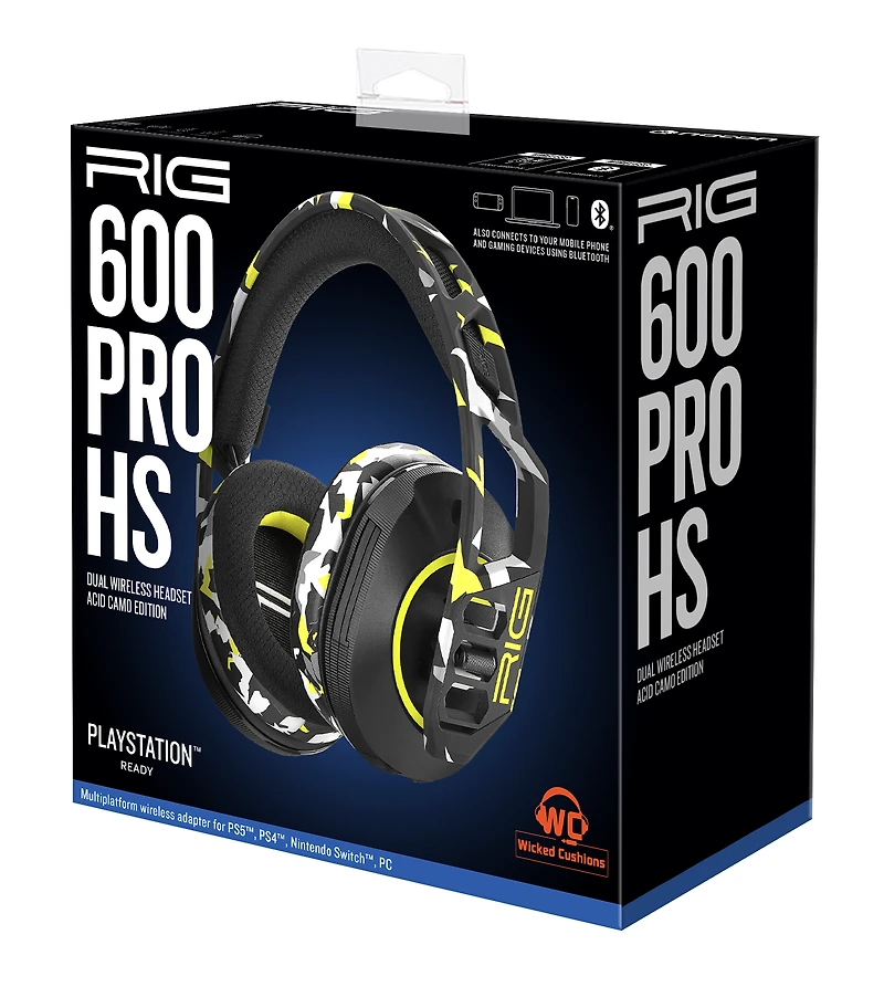 RIG 600 PRO HS Dual Wireless Gaming Headset - Acid Camo