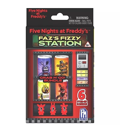 Five Nights at Freddy's Faz's Fizzy Station Grab N' Go Bundle Mystery Pack (Styles May Vary)
