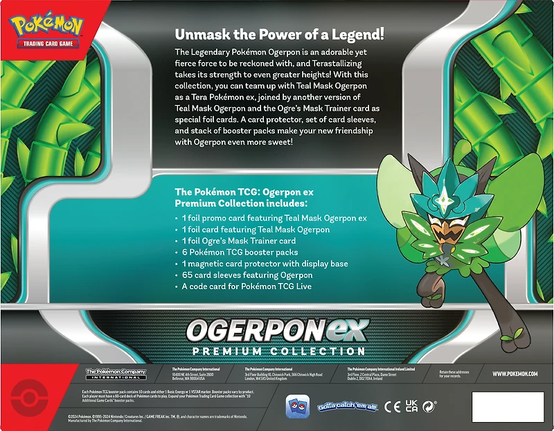 Pokemon Trading Card Game: Ogerpon ex Premium Collection