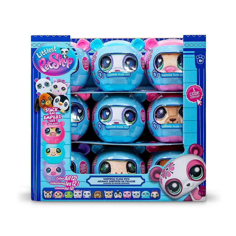 Littlest Pet Shop Surprise 4-in Mini Plush Pets (Styles May Vary)
