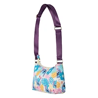 Lilo and Stitch Pineapple Toss Pattern Shoulder Bag with Detachable Stitch Coin Purse
