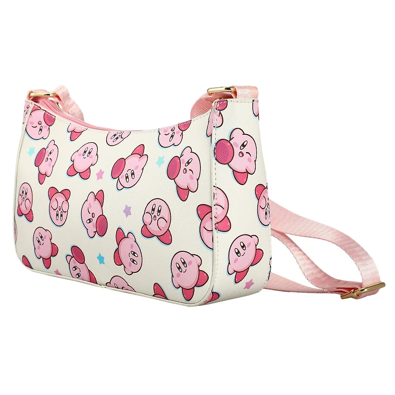 Kirby Toss Pattern Shoulder Bag with Detachable Coin Purse