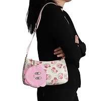 Kirby Toss Pattern Shoulder Bag with Detachable Coin Purse